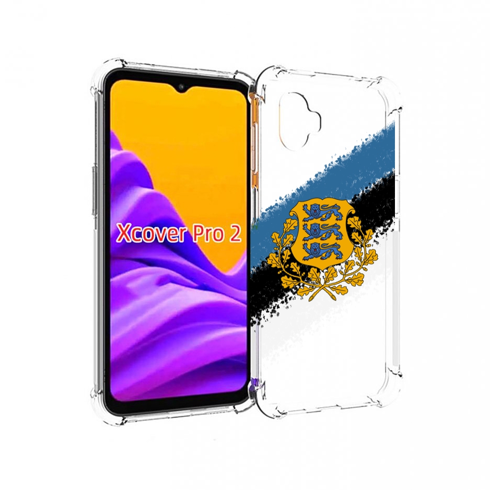 

Чехол MyPads герб флаг эстонии-2 для Samsung Galaxy Xcover Pro 2, Прозрачный, Tocco