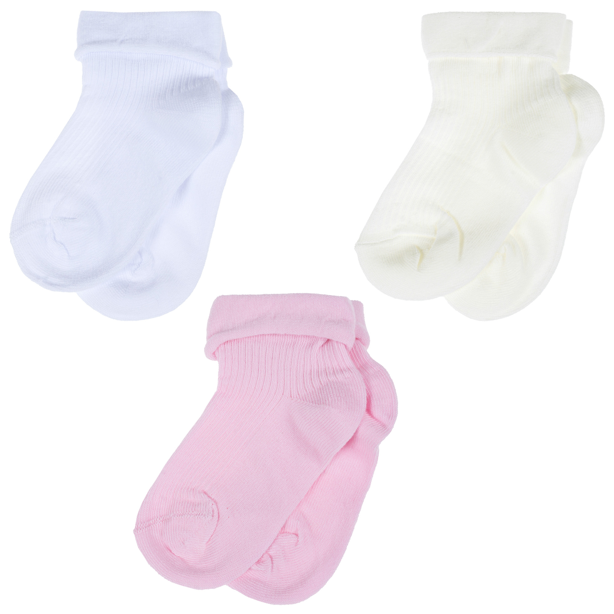 Носки детские Rusocks Д3-130261Д, микс, 10 белый,  бежевый,  розовый