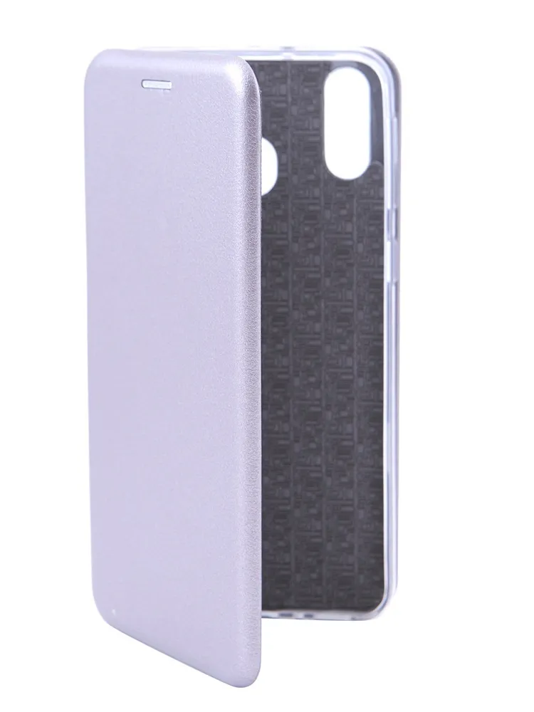 

Чехол Innovation для Samsung Galaxy M20 Book Silicone Magnetic Silver 15509, Серебристый