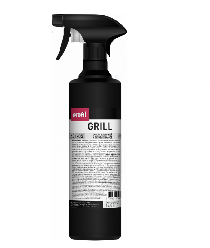 

Средство-антижир Pro-Brite Pofit GRILL для чистки для кухни, грилей и духовых шкафов 0,5л, GRILL_Выгода_