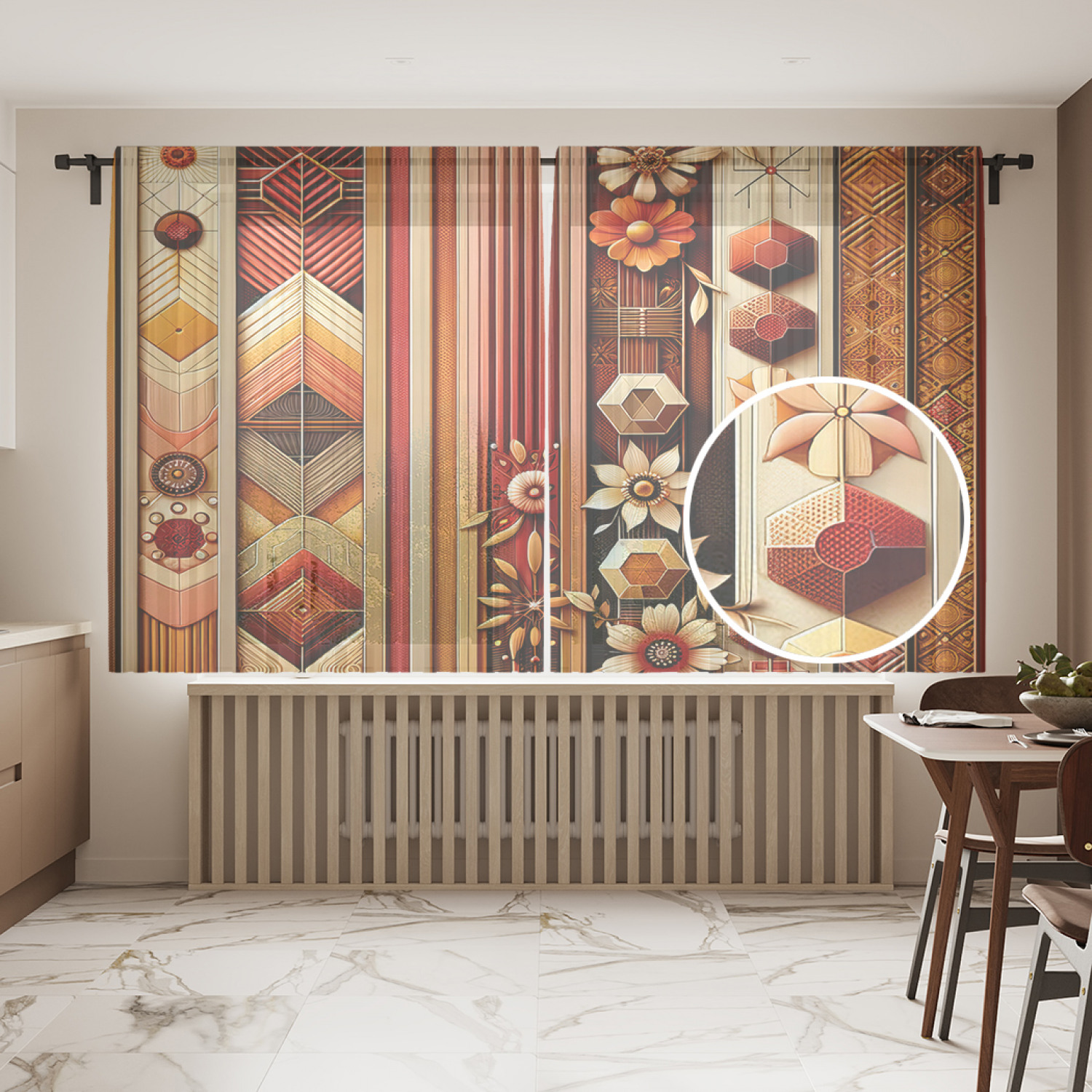 

Тюль JoyArty Яркая графика 145х180, tul_sd2204_145x180