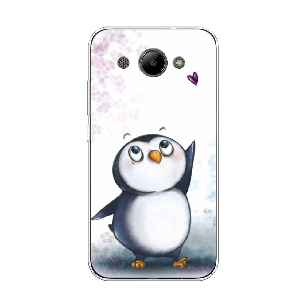 

Чехол Awog "Пингвин и сердечко" для Huawei Y3 2018, 65850-1