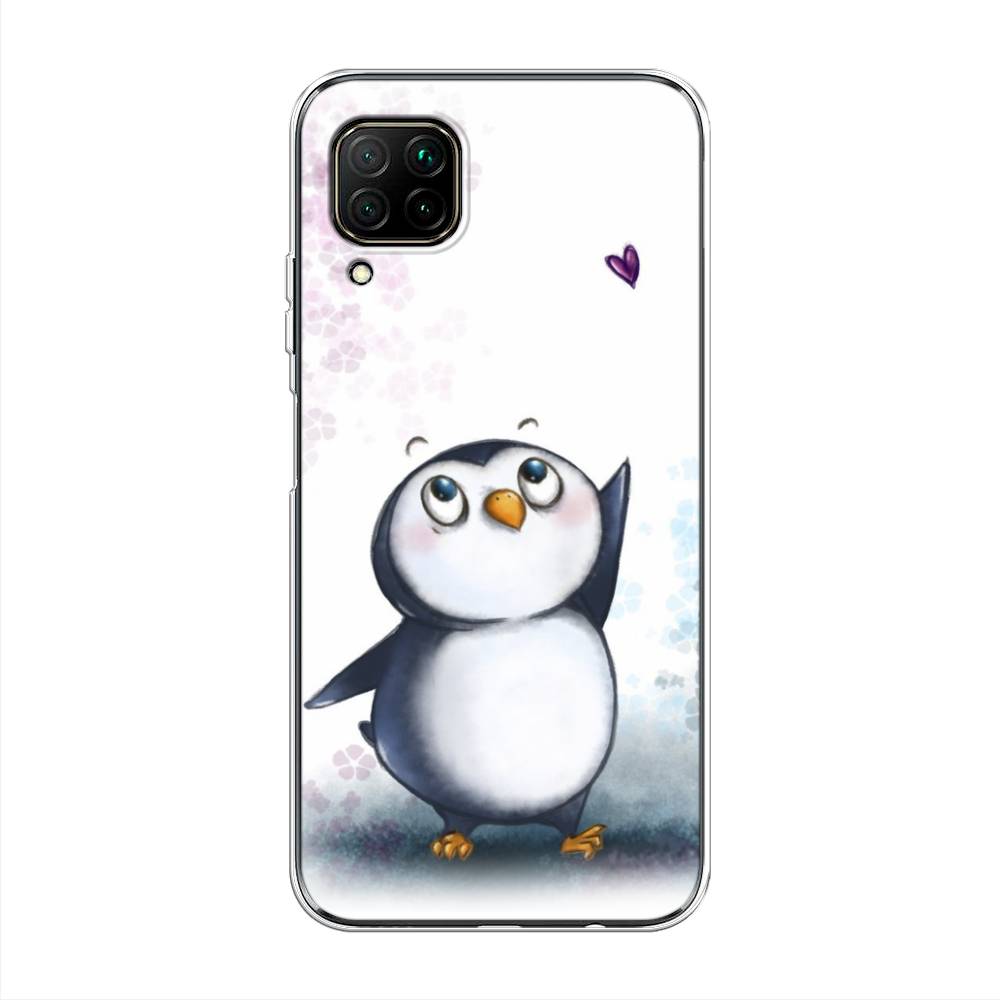 

Чехол Awog на Huawei P40 Lite "Пингвин и сердечко", Белый, 611650-1
