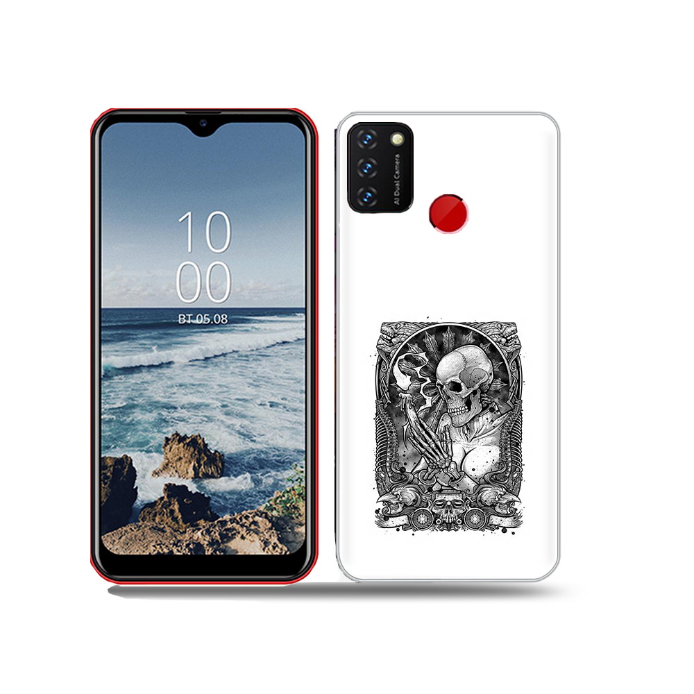 

Чехол MyPads Tocco для BQ 6631G Surf девушка скелет, Прозрачный, Tocco
