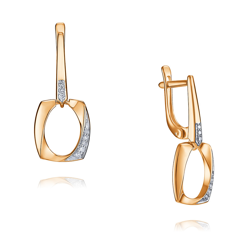 

Серьги из красного золота с бриллиантом ADAMAS 2424653-А500Д-41, 2424653-А500Д-41