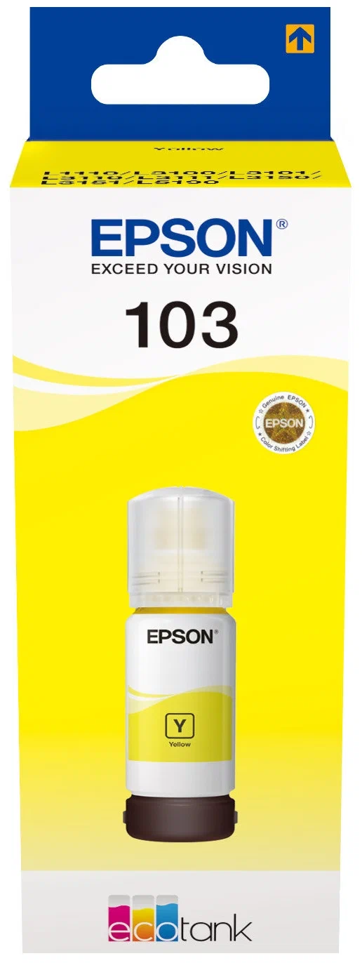 

Картридж Epson 103 жёлтый (C13T00S44A), Желтый