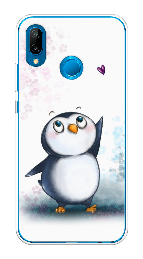 

Чехол Awog на Huawei P20 Lite "Пингвин и сердечко", Белый, 64450-1