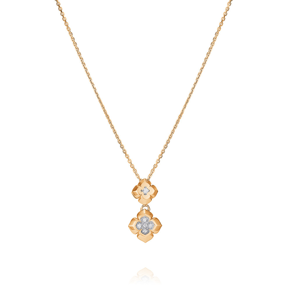 

Колье из красного золота с бриллиантом 40 см ADAMAS 8124609-А500Д-41, 8124609-А500Д-41