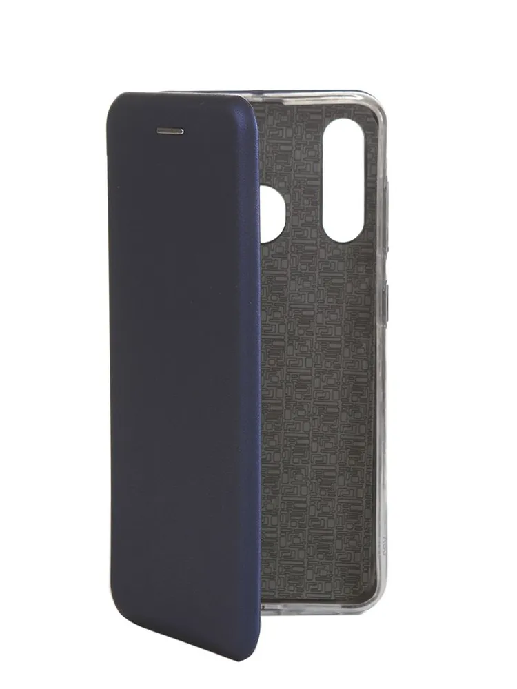 

Чехол Innovation для Samsung Galaxy A60 Book Silicone Magnetic Blue 15493, Синий
