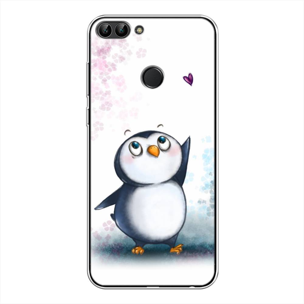 

Чехол Awog на Huawei P Smart "Пингвин и сердечко", Белый, 64050-1