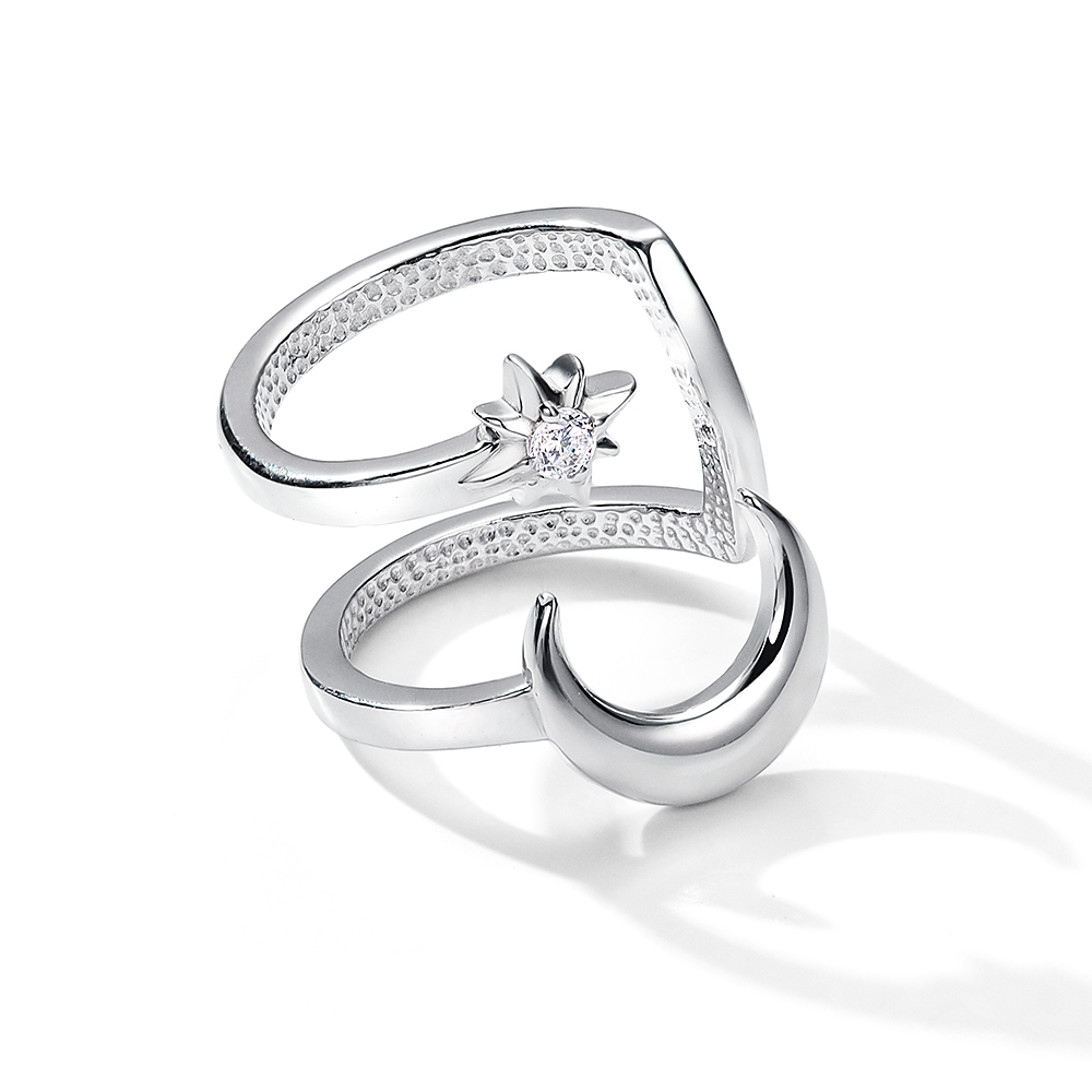 

Моносерьга из серебра Pepela Jewelry PJ2-195, фианит, PJ2-195