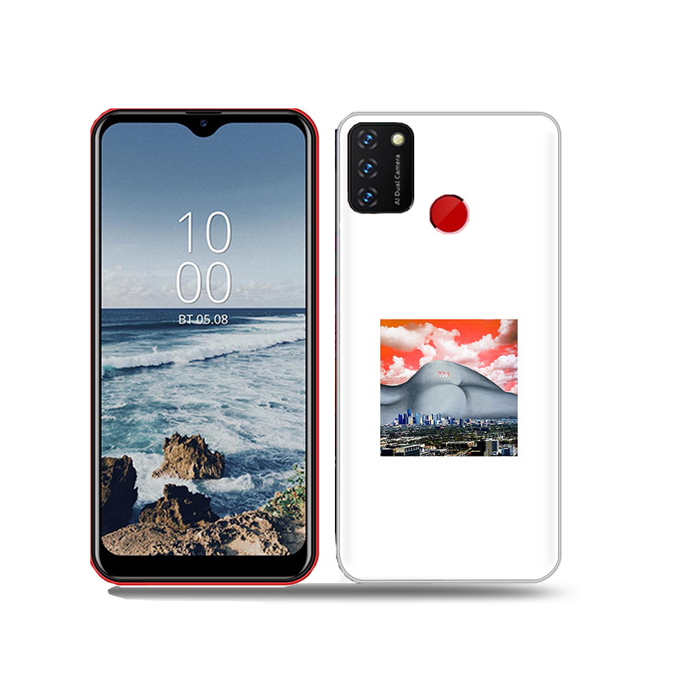 Чехол MyPads Tocco для BQ 6631G Surf город с девушкой на фоне