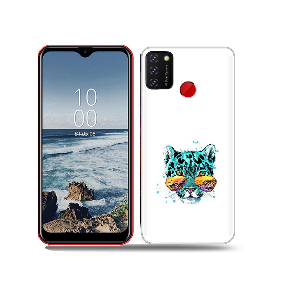 

Чехол MyPads Tocco для BQ 6631G Surf голубой лео, Прозрачный, Tocco