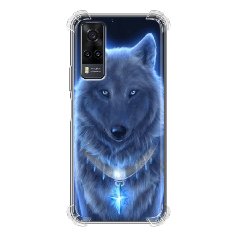 фото Дизайнерский силиконовый с усиленными углами чехол для vivo y31 / vivo y53s волки 100gadgets