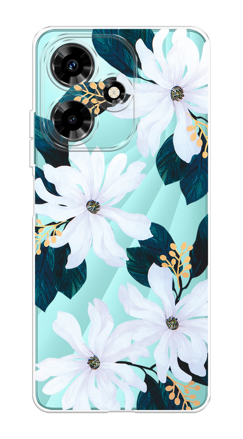 

Чехол на Infinix Hot 30 "Delilah Flower", Зеленый;белый, 3104050-1