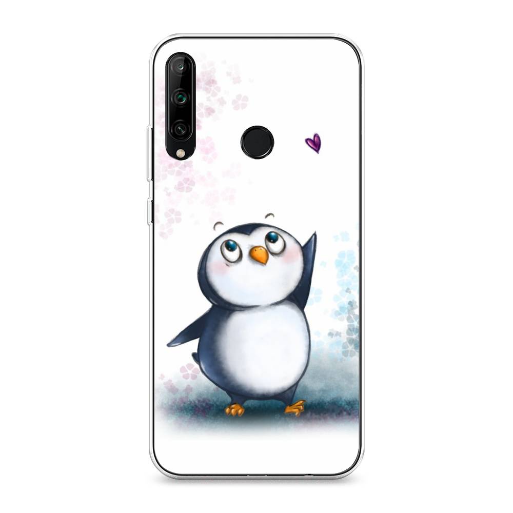 

Чехол Awog на Honor 9C "Пингвин и сердечко", Белый, 612550-1