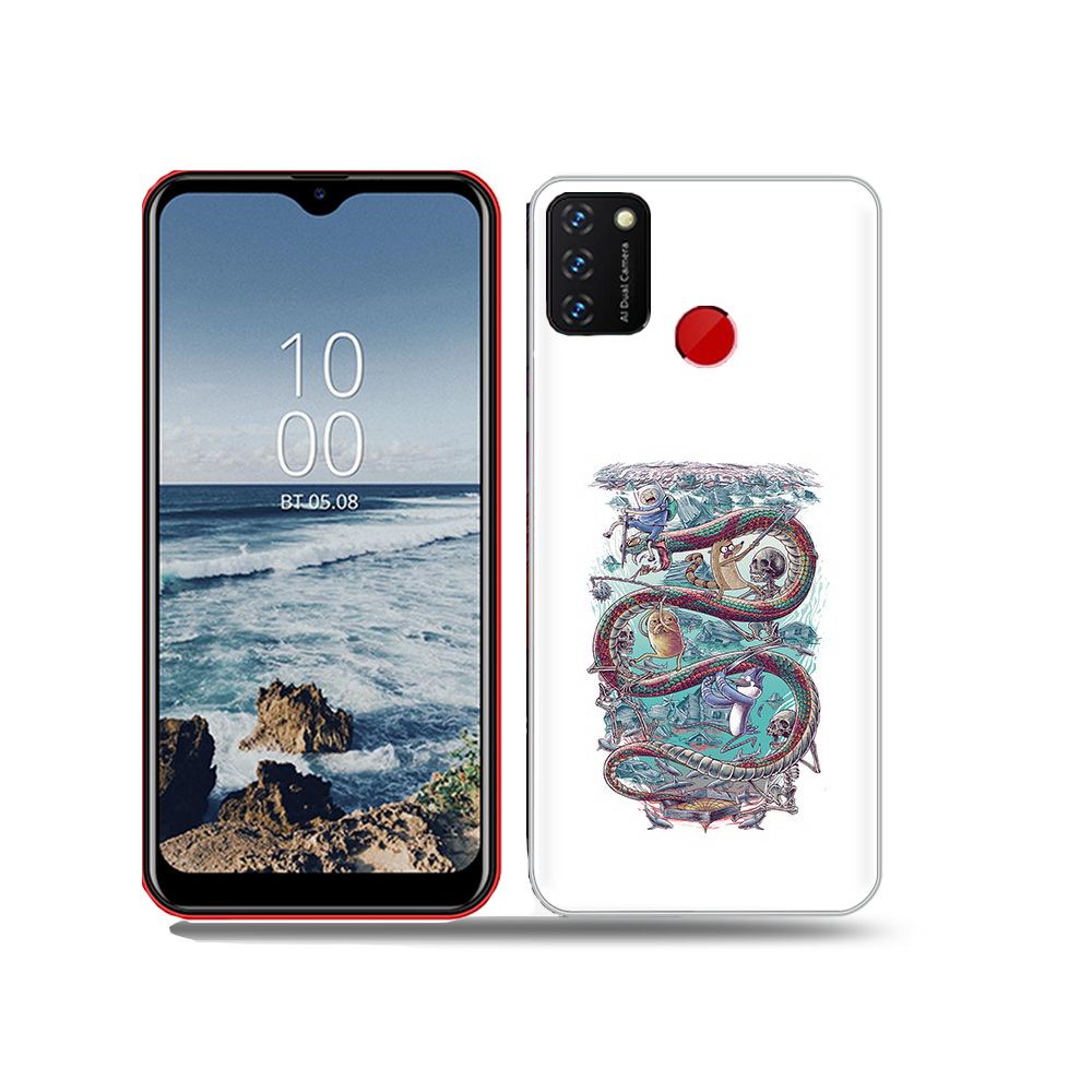 

Чехол MyPads Tocco для BQ 6631G Surf время приключений страшилка, Прозрачный, Tocco