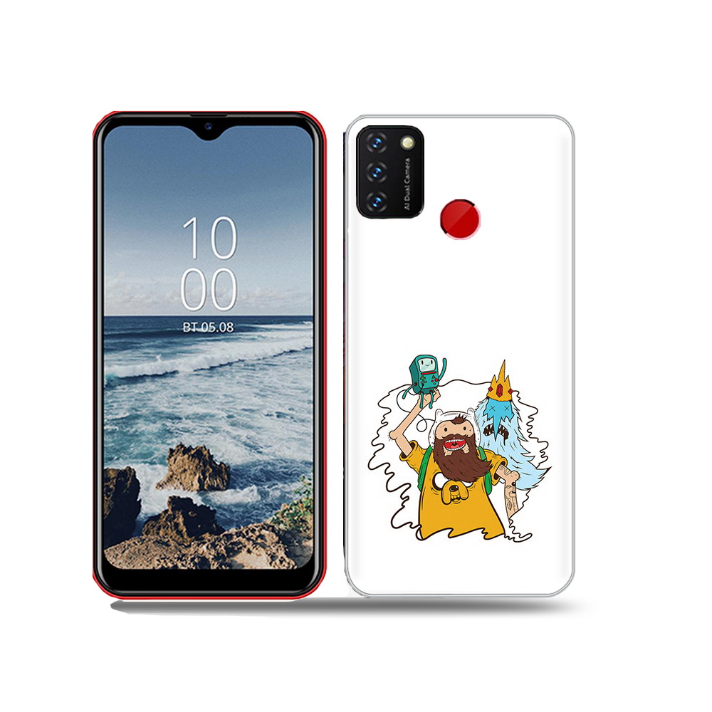 

Чехол MyPads Tocco для BQ 6631G Surf время приключений старый Финн, Прозрачный, Tocco