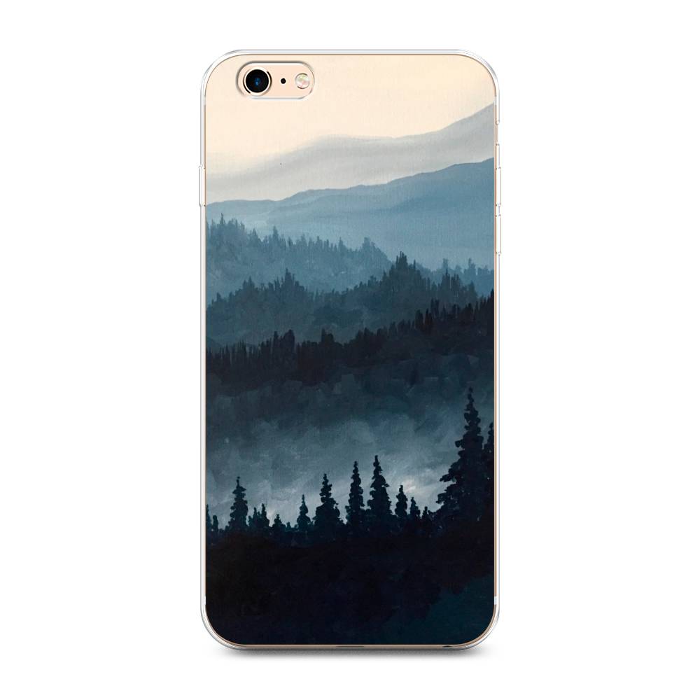 

Чехол Awog на Apple iPhone 6 Plus / Айфон 6 Plus "Туманные горы", Разноцветный, 10550-4