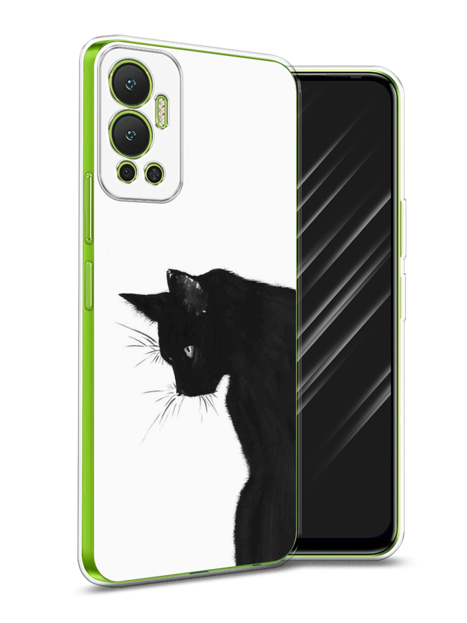 

Чехол Awog на Infinix Hot 12 "Black cat", Разноцветный, 3101350-1