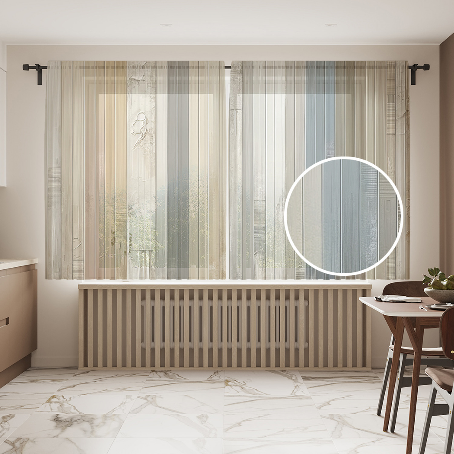 

Тюль JoyArty Текстурнные доски 145х180, tul_sd1960_145x180