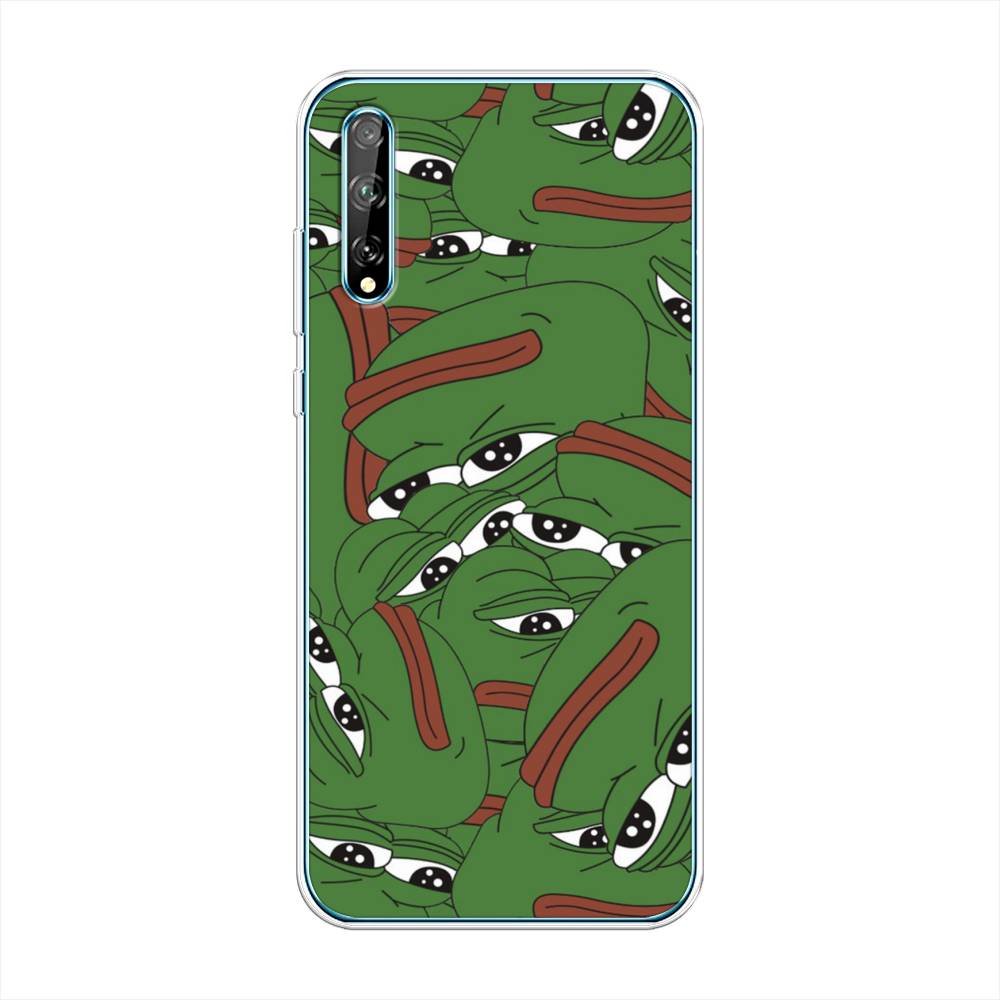 

Чехол Awog на Huawei Y8p "Печальный frog", Зеленый;белый, 6103450-9
