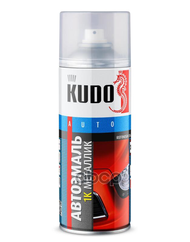 

KUDO Эмаль автомобильная ремонтная UNI "Белое облако 240" KU-43240, Белый