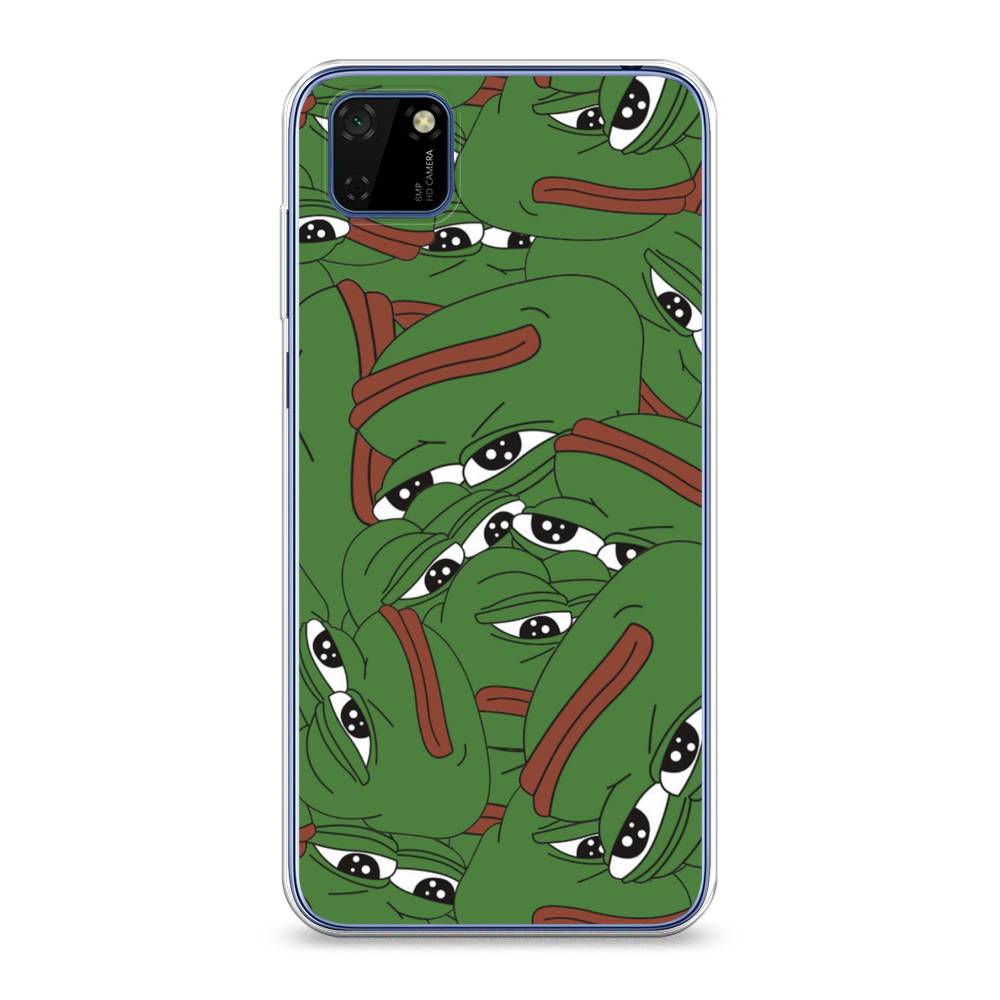 

Чехол Awog на Huawei Y5p "Печальный frog", Зеленый;белый, 6103750-9
