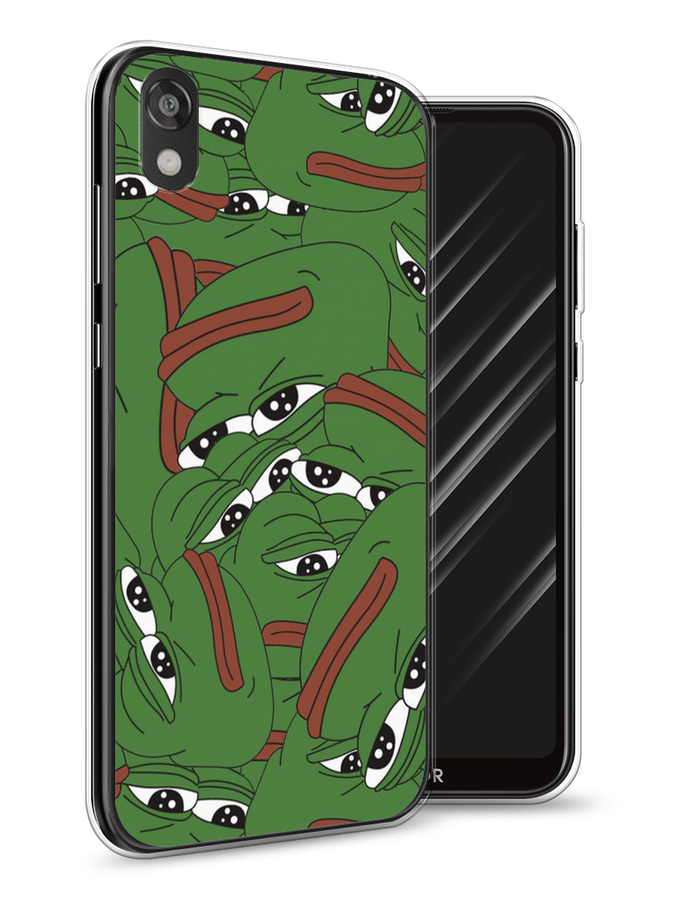 

Чехол Awog на Huawei Y5 2019 "Печальный frog", Зеленый;белый, 69050-9