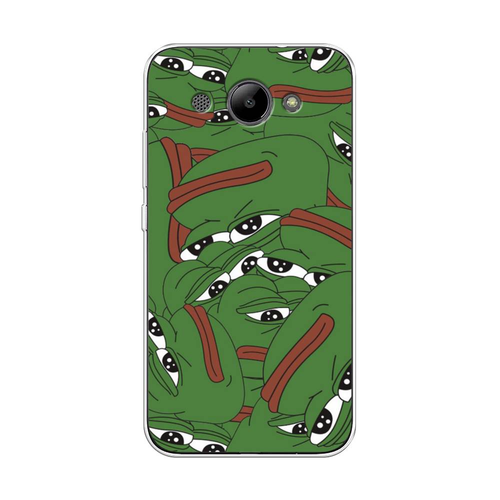 

Чехол Awog "Печальный frog" для Huawei Y3 2018, 65850-9