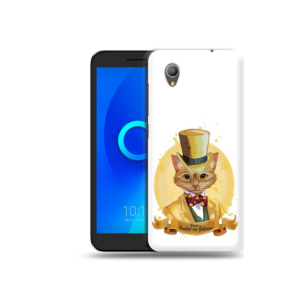 

Чехол MyPads Tocco для Alcatel 1 кот юрист (PT227134.658.401), Прозрачный, Tocco