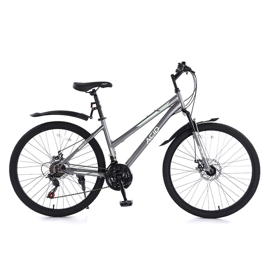 

Велосипед горный ACID Q 250 D рама 16" Gray Mint, Серый;зеленый