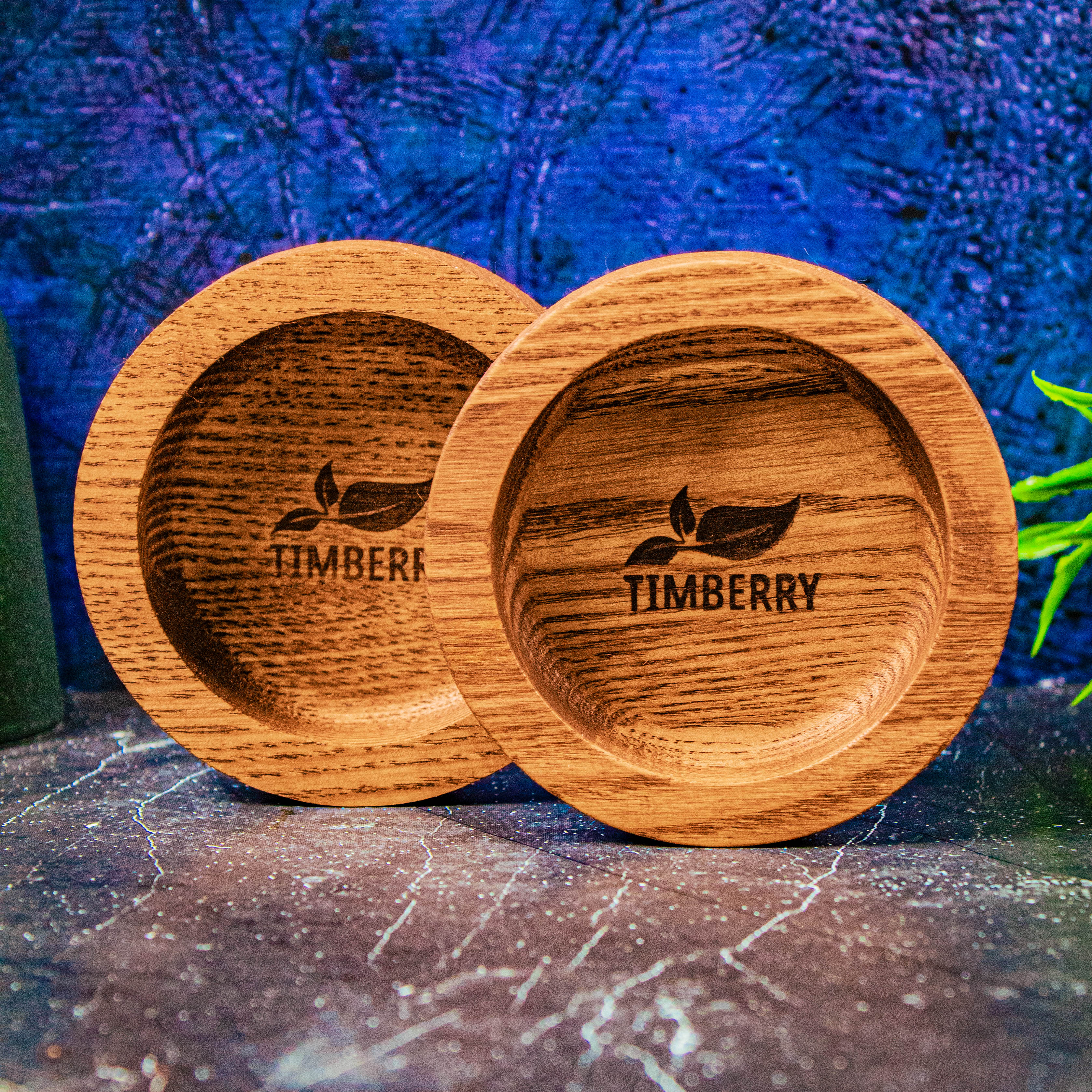 

Набор соусников Timberry деревянных из дуба 2 шт., 1718208561, Желтый