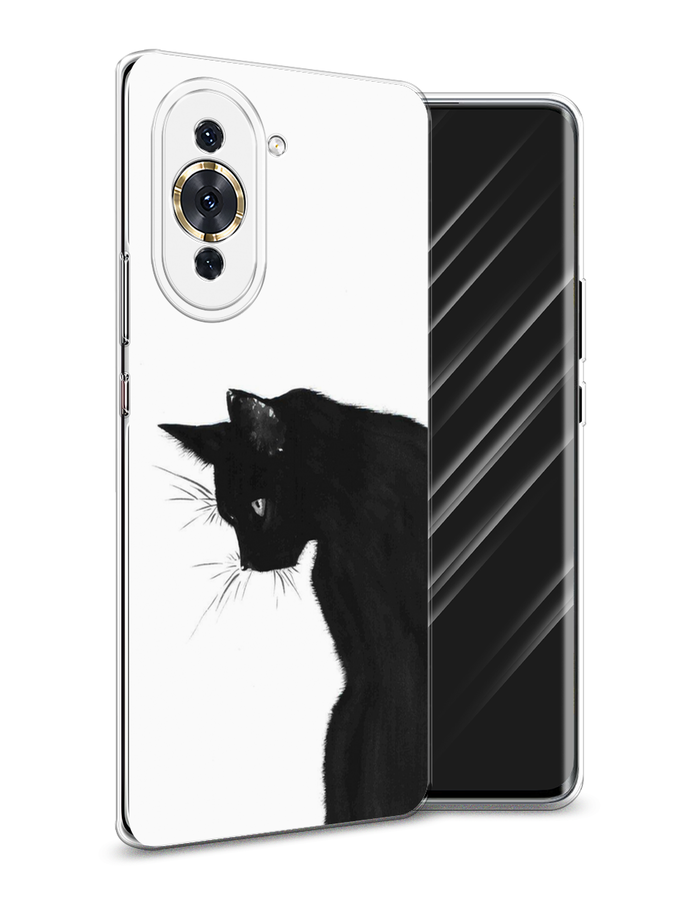 

Чехол Awog на Huawei Nova 10 Pro "Black cat", Разноцветный, 6109050-1