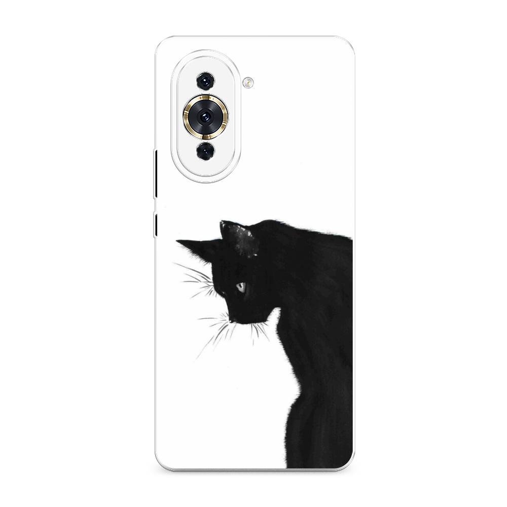 фото Силиконовый чехол "black cat" на huawei nova 10 pro awog