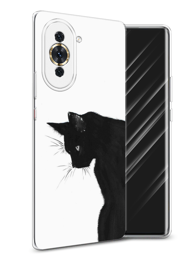 

Чехол Awog на Huawei Nova 10 "Black cat", Разноцветный, 6108950-1