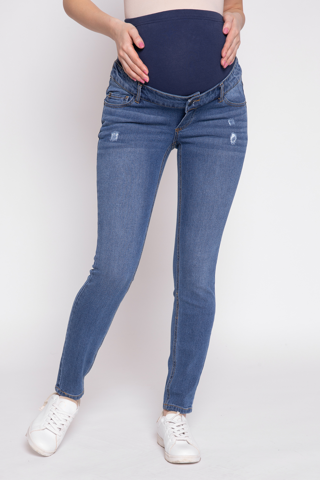 

Джинсы для беременных женские СкороМама 05-10821SM синие 2XL, 05-10821SM