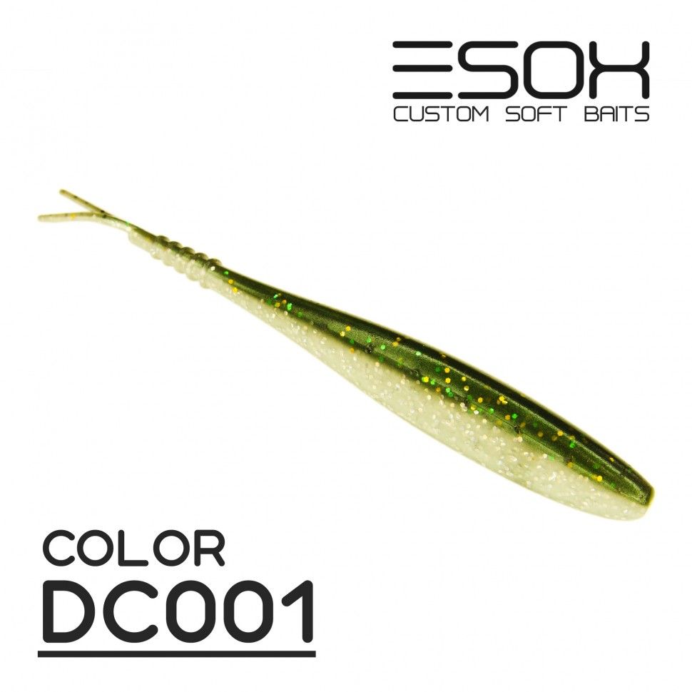 

Силиконовая приманка Esox Фурия 150 мм цвет DC001 4 шт, Фурия