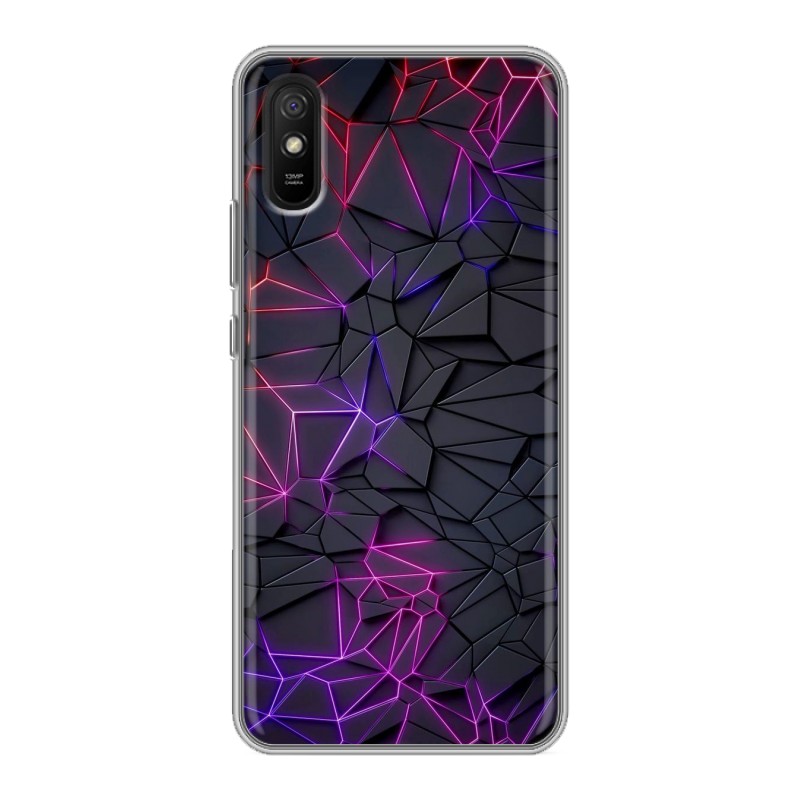 

Дизайнерский силиконовый чехол для Xiaomi RedMi 9A Яркая геометрия