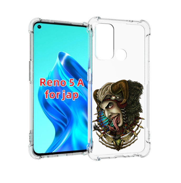 

Чехол MyPads длинный язык для Oppo Reno 5A, Прозрачный, Tocco