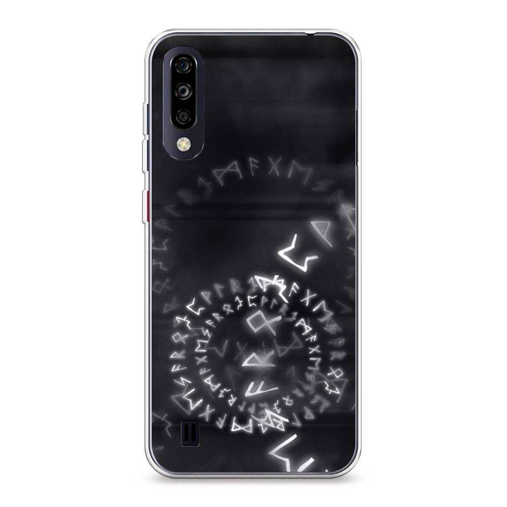 

Чехол для ZTE Blade A7 (2020) "Руны", Серый;черный, 133750-3