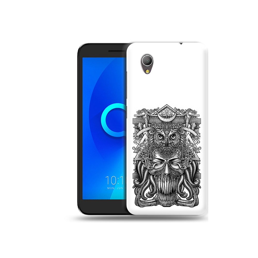 

Чехол MyPads Tocco для Alcatel 1 зубастая сова (PT227134.658.369), Прозрачный, Tocco
