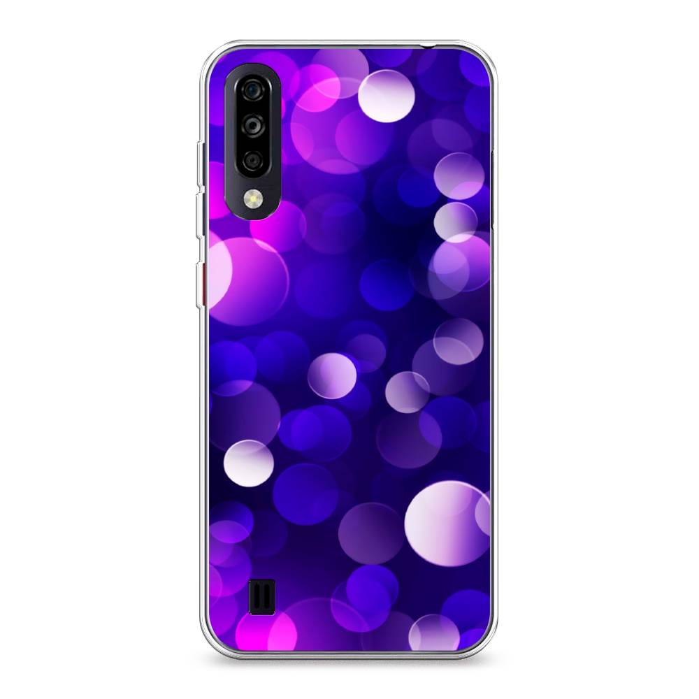 

Чехол для ZTE Blade A7 (2020) "Абстракция 27", Фиолетовый, 133750-3