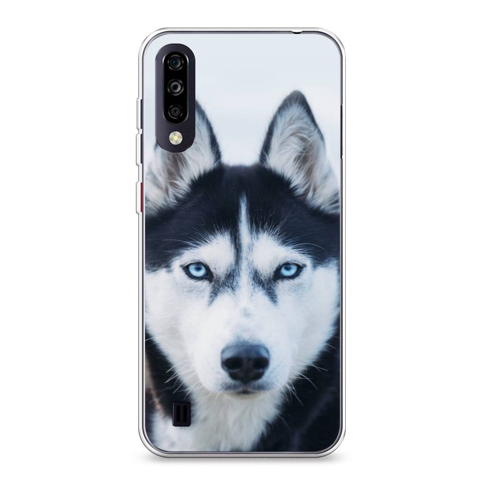 

Чехол для ZTE Blade A7 (2020) "Хаски 2", Синий;белый, 133750-1