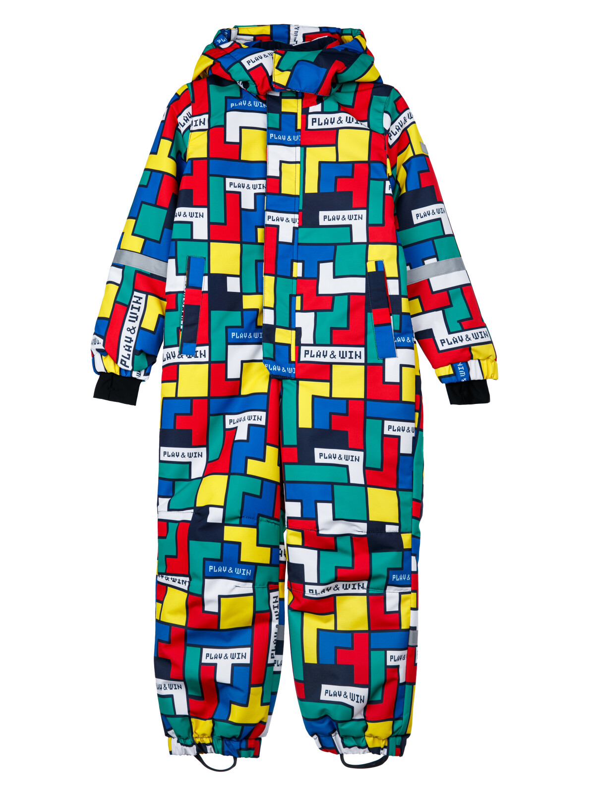 

Комбинезон детский PlayToday 12412105, разноцветный, 110, 12412105