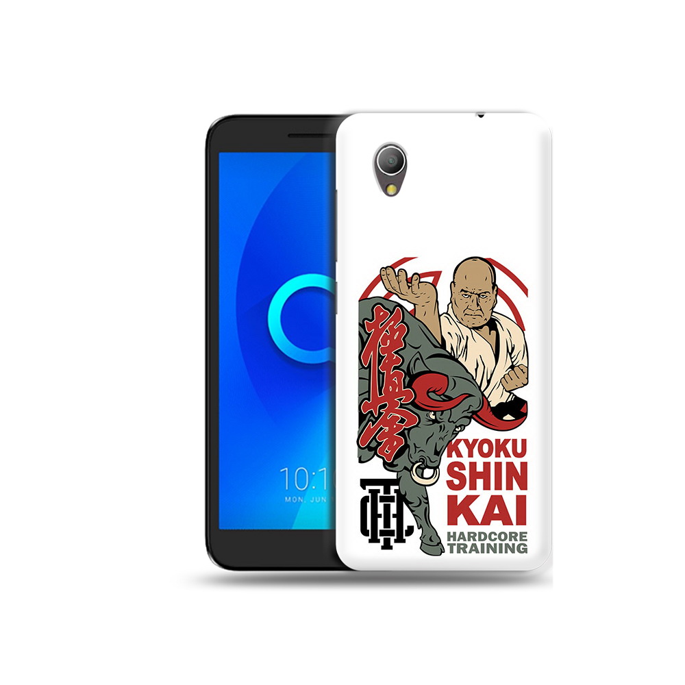 

Чехол MyPads Tocco для Alcatel 1 единоборства рисунок (PT227134.658.343), Прозрачный, Tocco