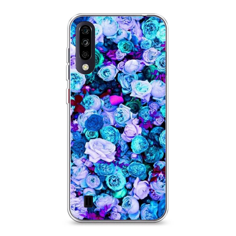 

Чехол для ZTE Blade A7 (2020) "Цветочный ковер", Фиолетовый, 133750-2