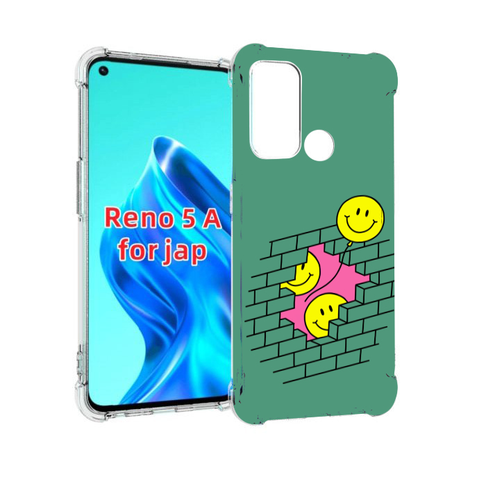 

Чехол MyPads шарики в стене для Oppo Reno 5A, Прозрачный, Tocco