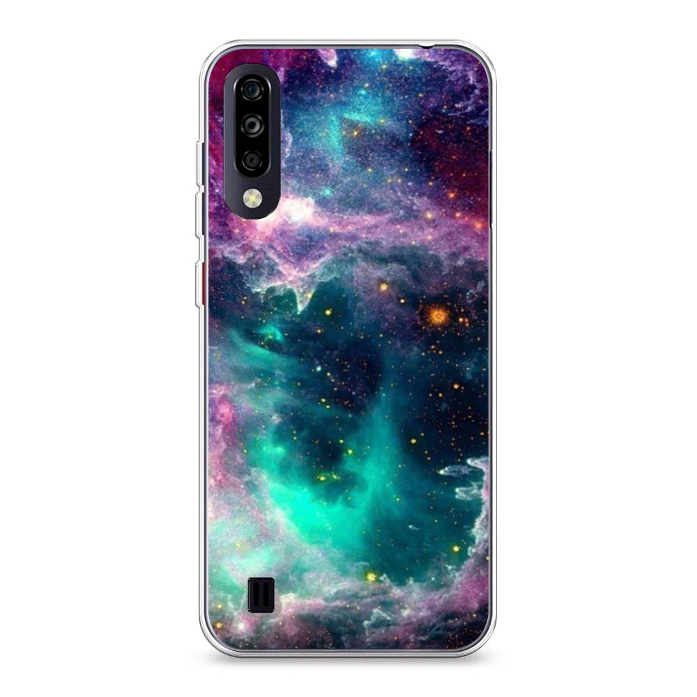 

Чехол для ZTE Blade A7 (2020) "Звездные облака", Розовый;бежевый, 133750-2