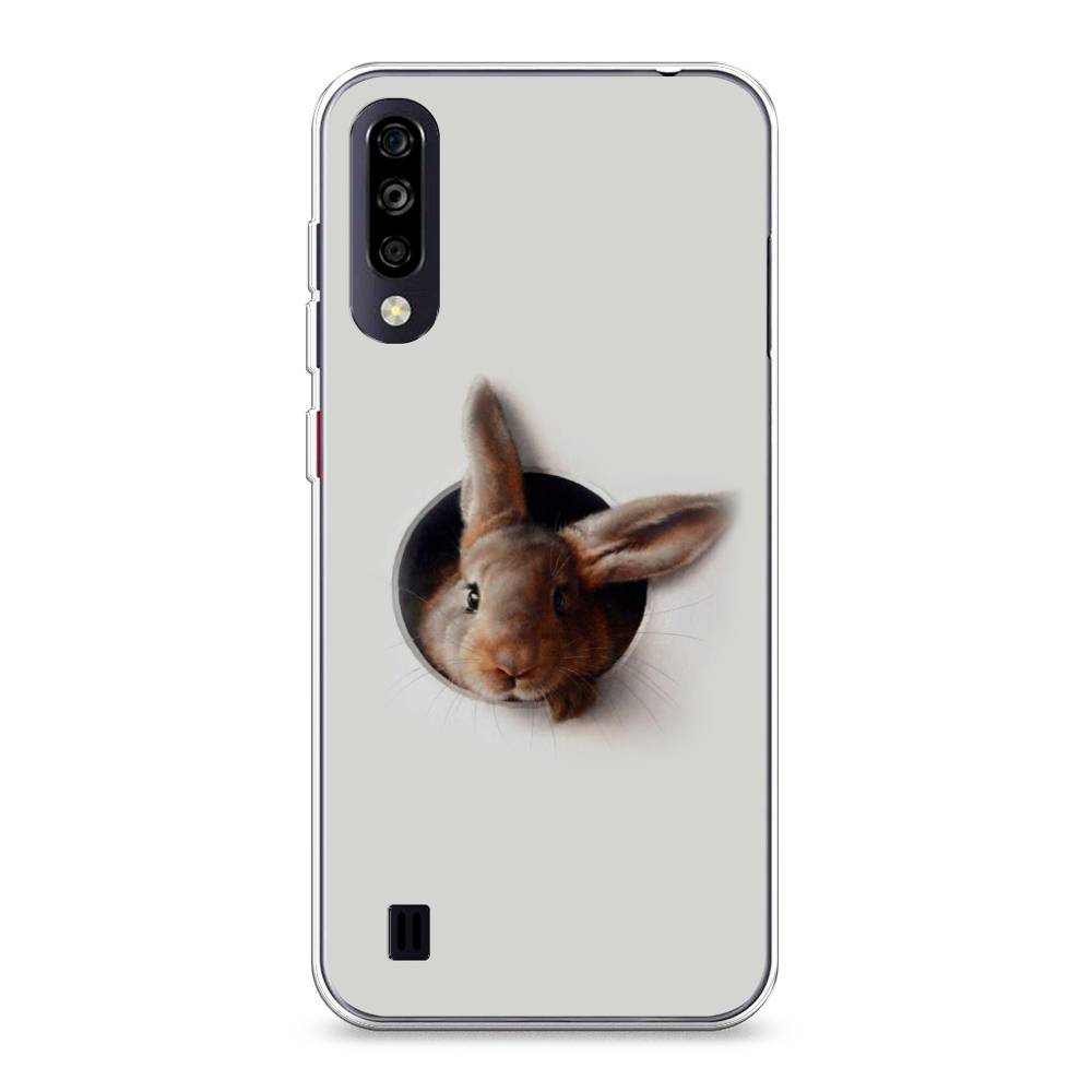 

Чехол для ZTE Blade A7 (2020) "Любопытный кролик", Серый;коричневый, 133750-1